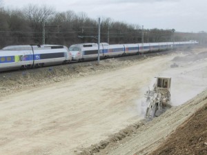 Trancheuse TESMEC 950 SLO DG. Angoulême - LGV SEA